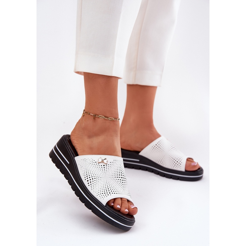 Flip in pelle femminile Flip Vinceza 41477 Bianco 2