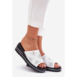 Flip in pelle femminile Flip Vinceza 41477 Bianco 1
