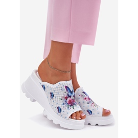 Flip in pelle femminile Flip artiker 56C0428 BIANCO 1