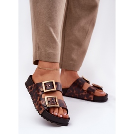 Zaxy Flip da donna profumata con fibbia Pokter RR285059 Brown marrone 2
