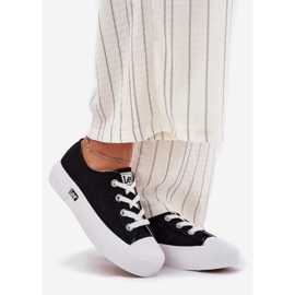 Sneaker femminili sulla piattaforma Lee Isla C Women Low 50251001 Black nero 1