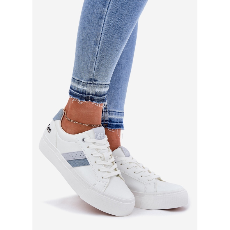 Sneaker da donna Lee Layla Donne Low 50251003 White bianco 1