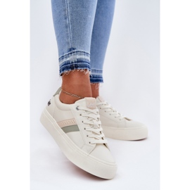 Sneaker da donna Lee Layla Donne Low 50251003 White esteso bianca 2