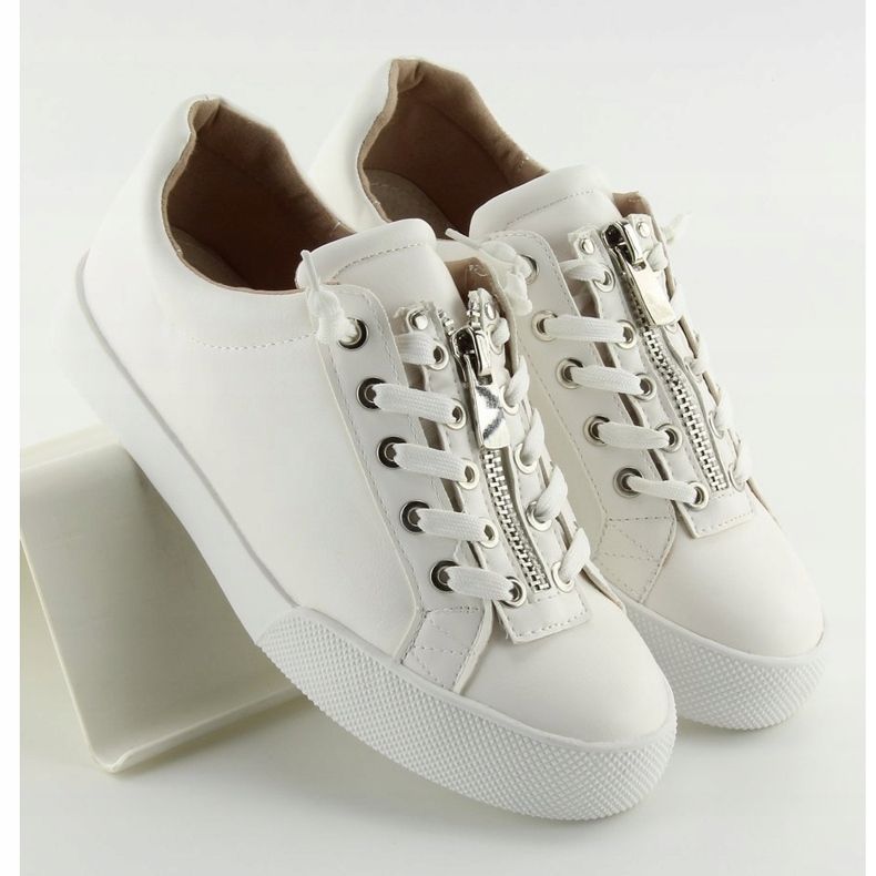 Sneakers da donna bianche 7209 White bianca 1