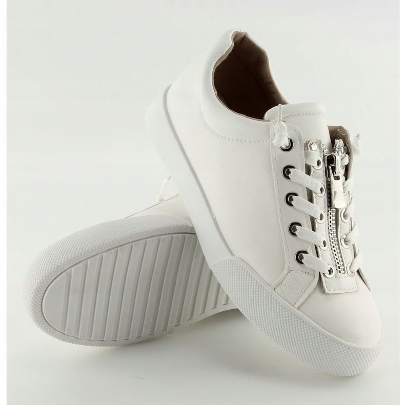 Sneakers da donna bianche 7209 White bianco 2