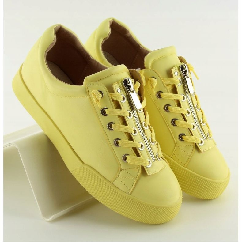 Sneakers da donna gialle 7209 Yellow giallo 1