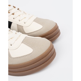 Shelvt Scarpe sportive beige da donna 1