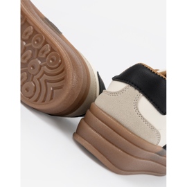 Shelvt Scarpe sportive beige da donna 2