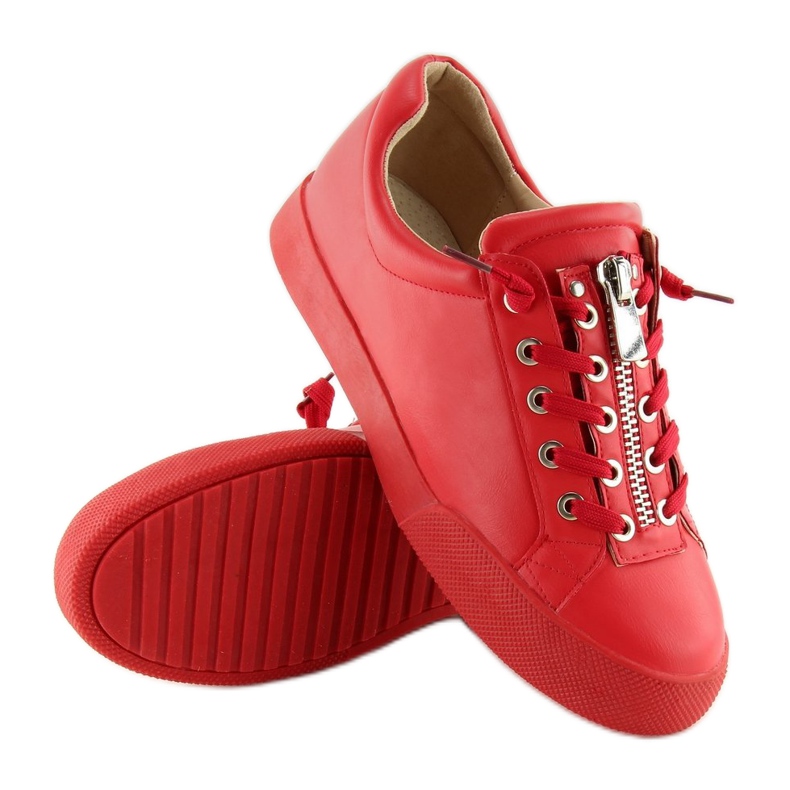 Rosse Sneakers rosse da donna 7209 Rosse rosso 2