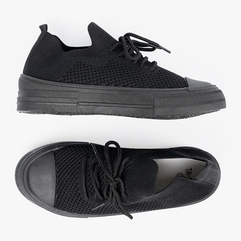 Shelvt Sneaker da donna nera nero 1