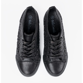 Shelvt Openwork Wear's Cseaker's Sneaker nero 1