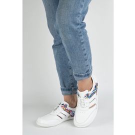 Sneaker a piedi nudi da donna in pelle da donna layla olivier bianco 2