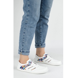 Sneaker a piedi nudi da donna in pelle da donna layla olivier bianco 1