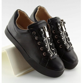 Sneakers da donna nere 7209 Black nero 1