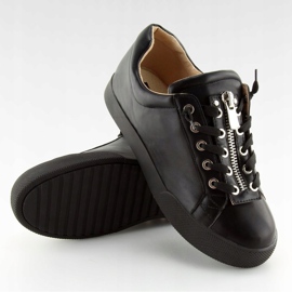 Sneakers da donna nere 7209 Black nero 2