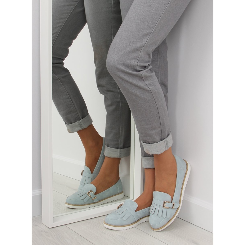 Mocassini da donna blu 7210 Blu 2