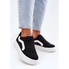 Inna Sneakers con plateau da donna nere nero 2