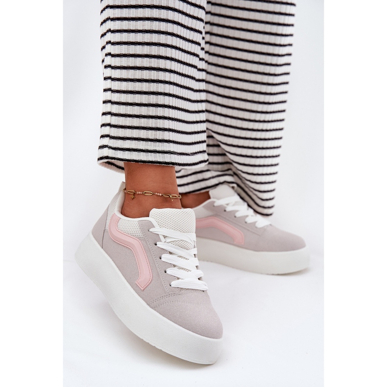 Inna Sneakers con plateau da donna Grigie grigio 2