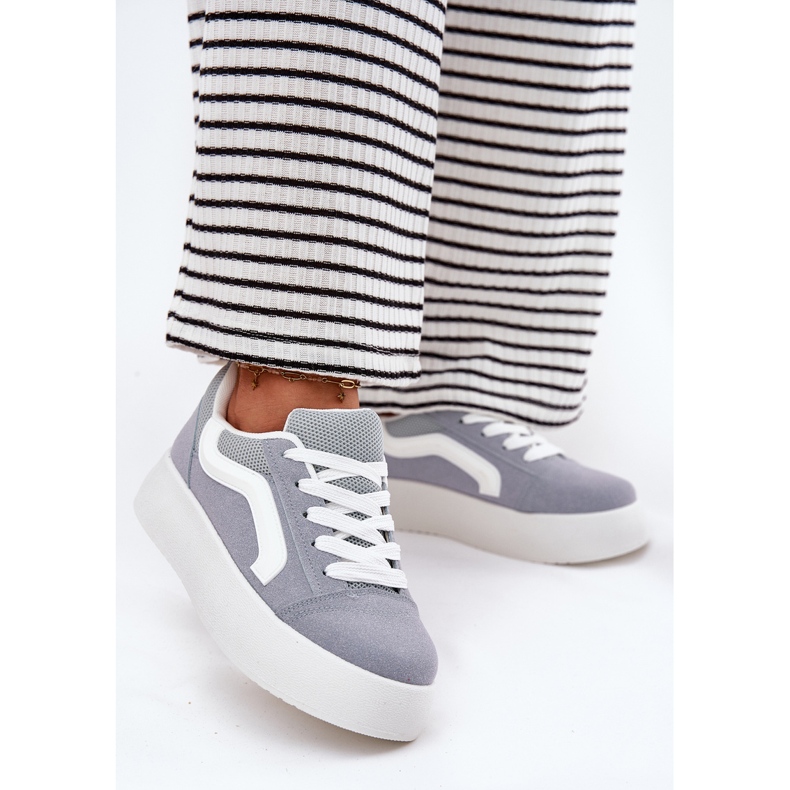 Inna Sneakers Platform da Donna, Blu 2