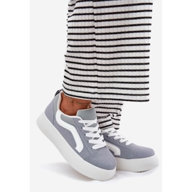 Inna Sneakers Platform da Donna, Blu 1