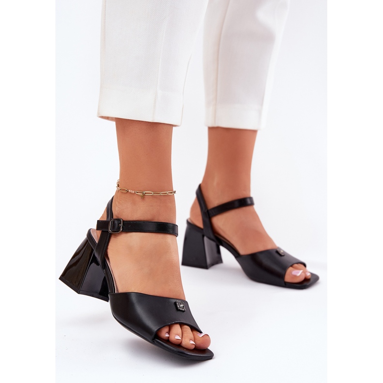 Vinceza Sandali femminili sul Vincez 62235 Black Post nero 2