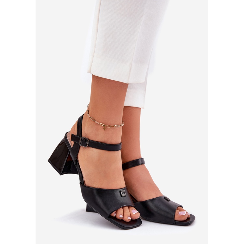 Vinceza Sandali femminili sul Vincez 62235 Black Post nero 1