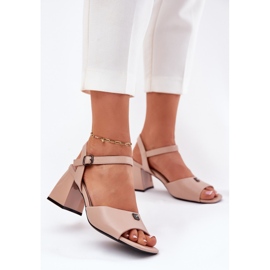 Vinceza Sandali femminili sul Vincez 62235 Beige Post 2