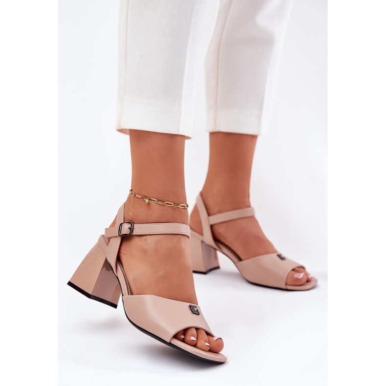 Vinceza Sandali femminili sul Vincez 62235 Beige Post 2