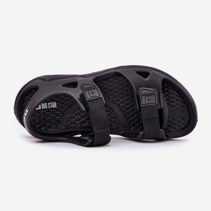 Sandali in schiuma femminile sulla piattaforma nera Big Star RR274A512 nero 2