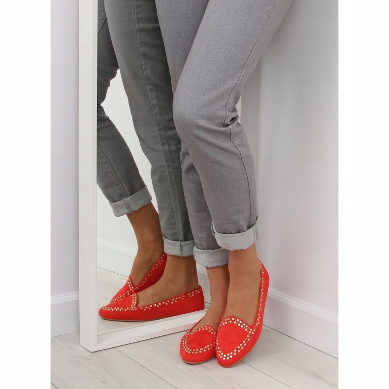 Mocassini lordsy red 1389 Red rosso 1