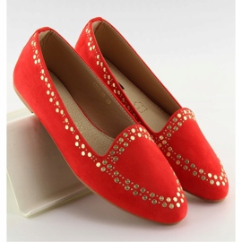 Mocassini lordsy red 1389 Red rosso 2