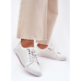 S.Barski Scarpe in pelle da donna S. Barski LR51-587 Bianco 2