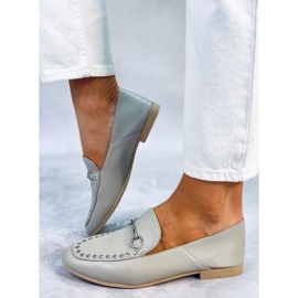 Mocassini grigi lordsy 1390 Grey grigio 1