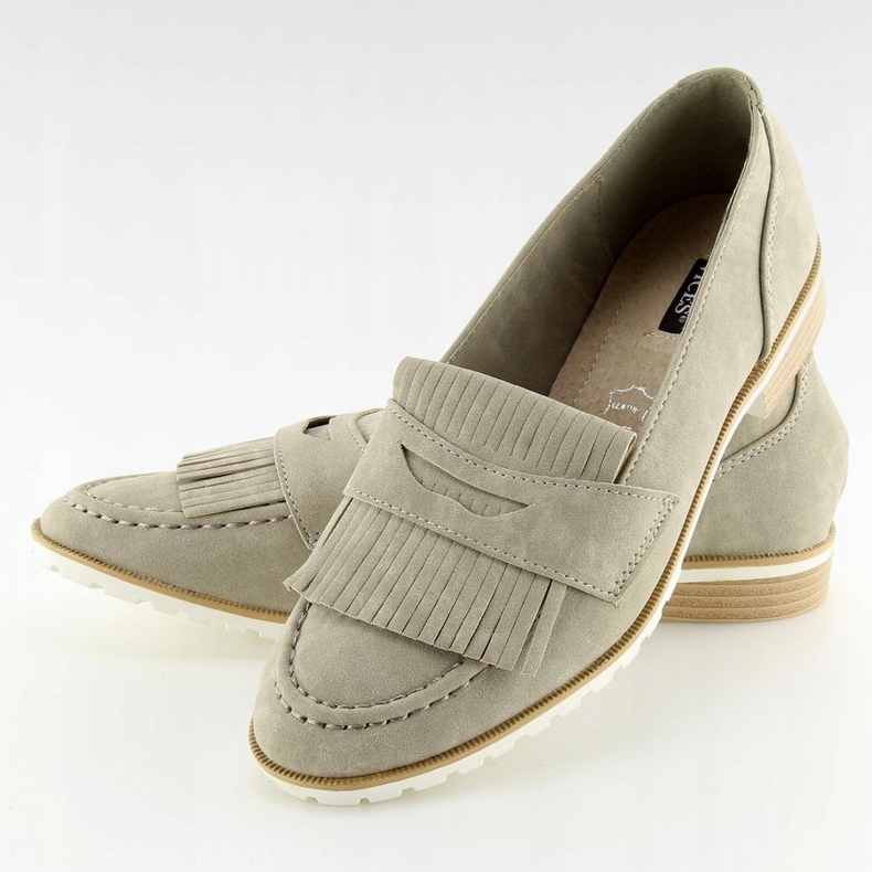 Grigio Mocassini da donna grigi 1174 Grigio 2