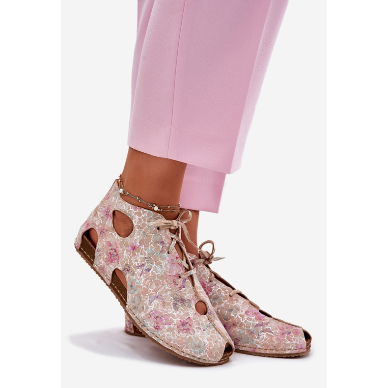 Stivali in pelle modellata Maciejka 03426-48 beige 1