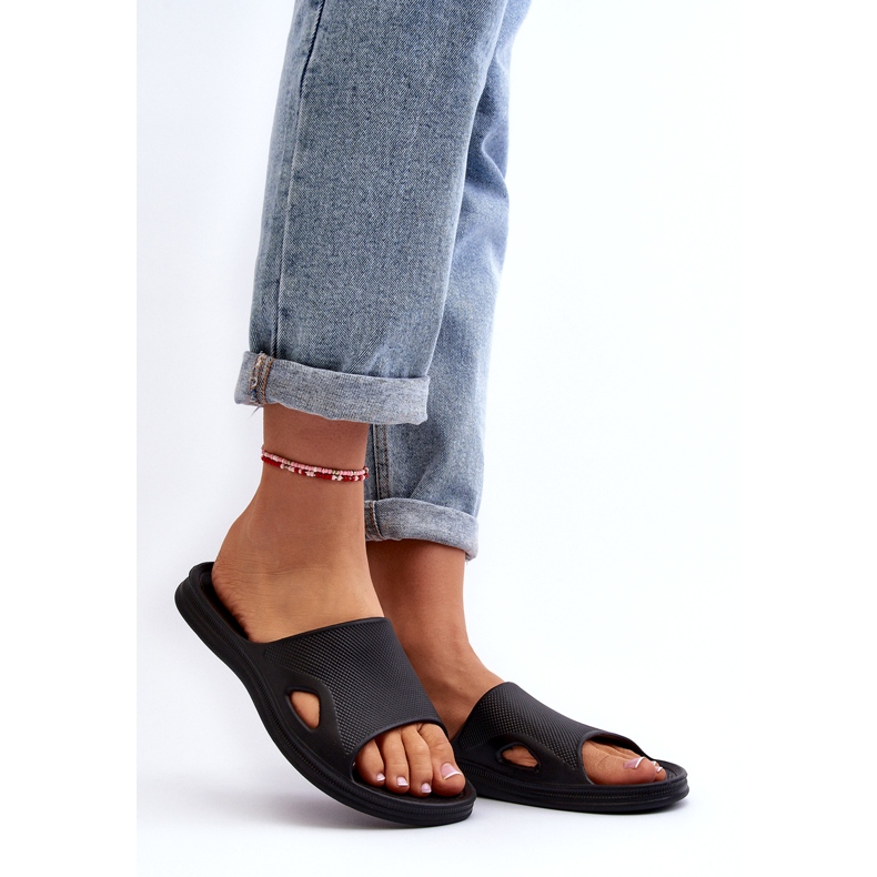 News Flip della piscina nera classica femminile nero 1