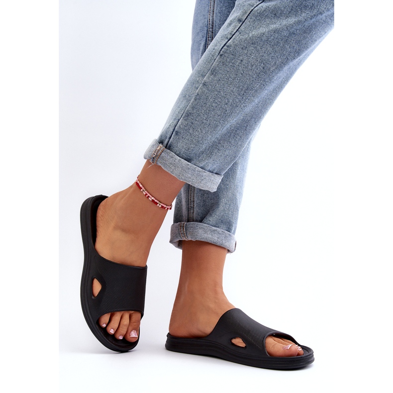 News Flip della piscina nera classica femminile nero 2