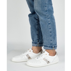 Olivier Modello a piedi nudi femminile 1773Pol Maxi Sneaker bianca 2