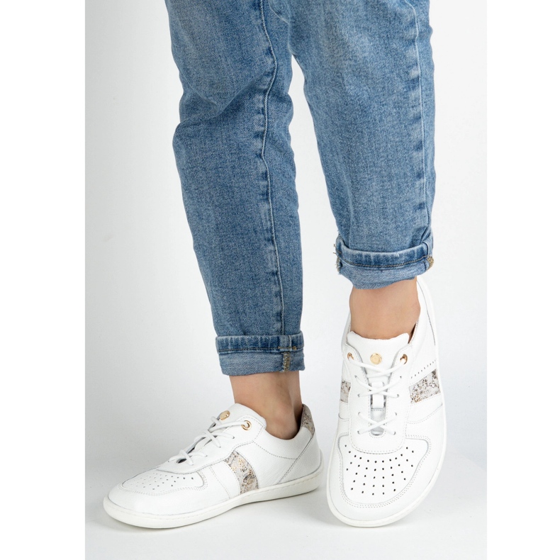 Olivier Modello a piedi nudi femminile 1773Pol Maxi Sneaker bianco 1
