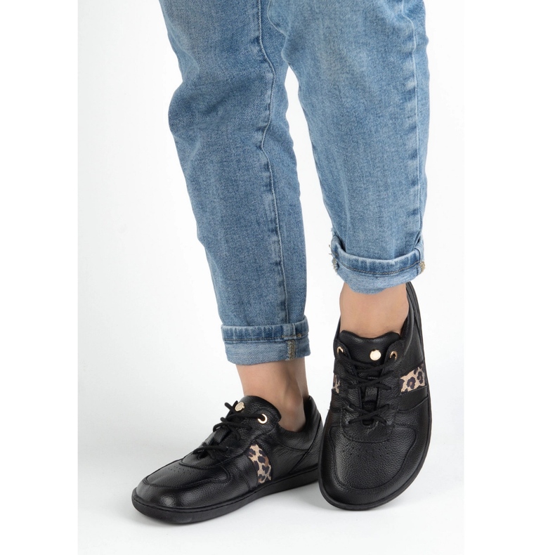 Olivier Modello a piedi nudi femminile 1773pol mini sneaker nere nero 2