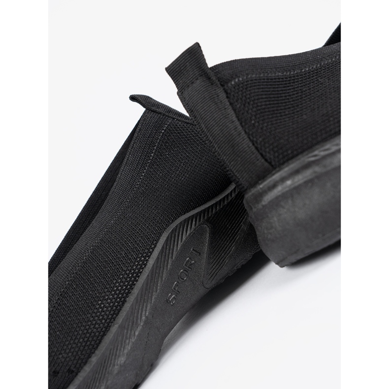 Shelvt Scarpe sportive slip-on nere nero 1