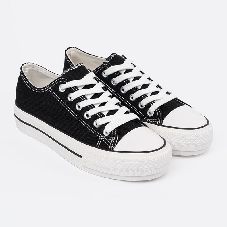 Shelvt Sneaker nere femminili nero 1