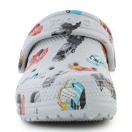 CROCS Classic Race Cars Graphic 210992-1nn Flip Flops bianco 1