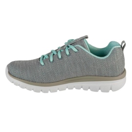 Skechers Schechers Twisted Fortune Shoes 12614-gymn grigio 1