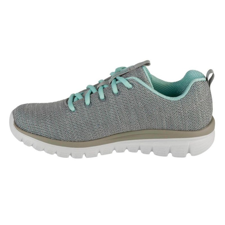 Skechers Schechers Twisted Fortune Shoes 12614-gymn grigio 1