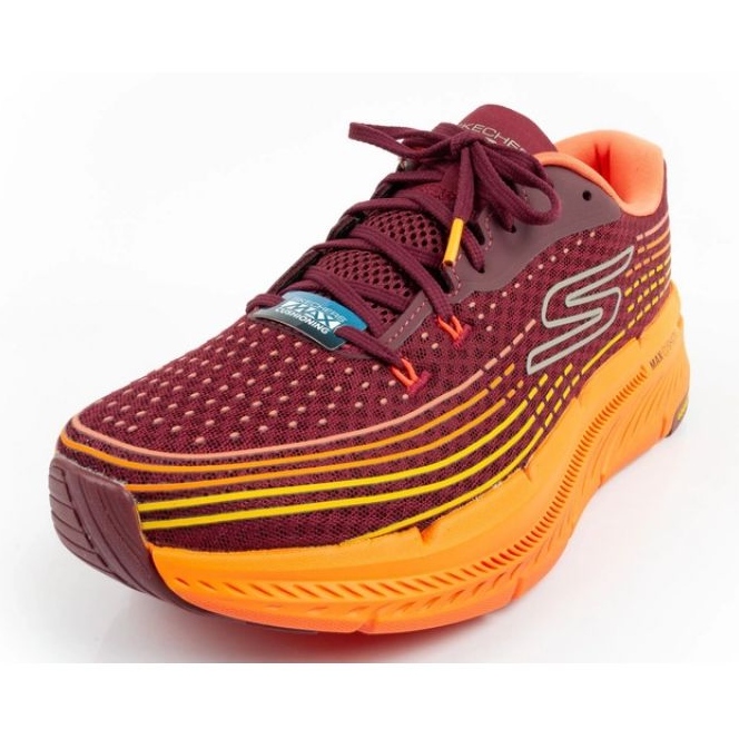 Skechers Scarpe da corsa Schechers Max Cushioning 220835/Burg arancia 1