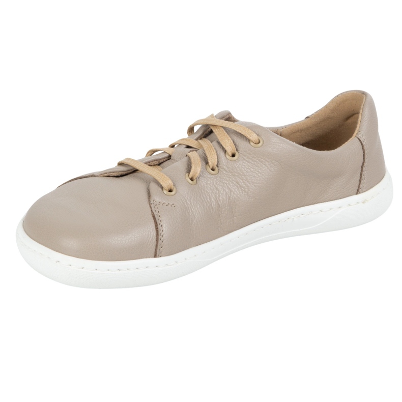 WASAK Scarpe in pelle minimalista di Barefoot Women 0771W beige 1