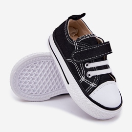 Inna Sneaker per bambini in velcro nero 1
