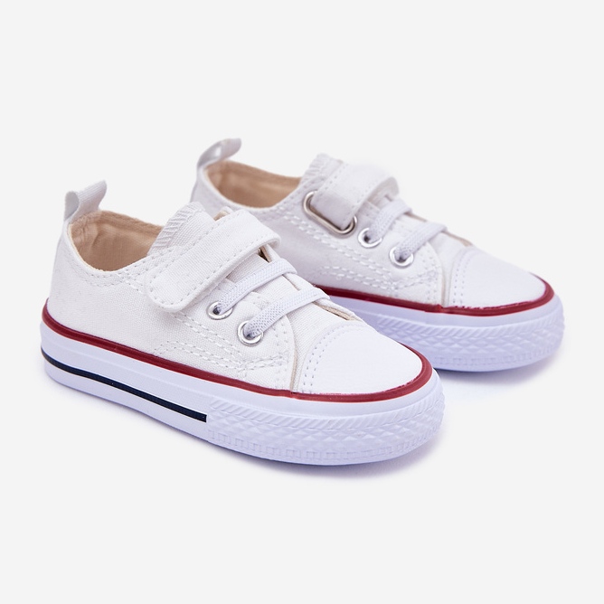 Inna Sneaker in velcro bianco 1