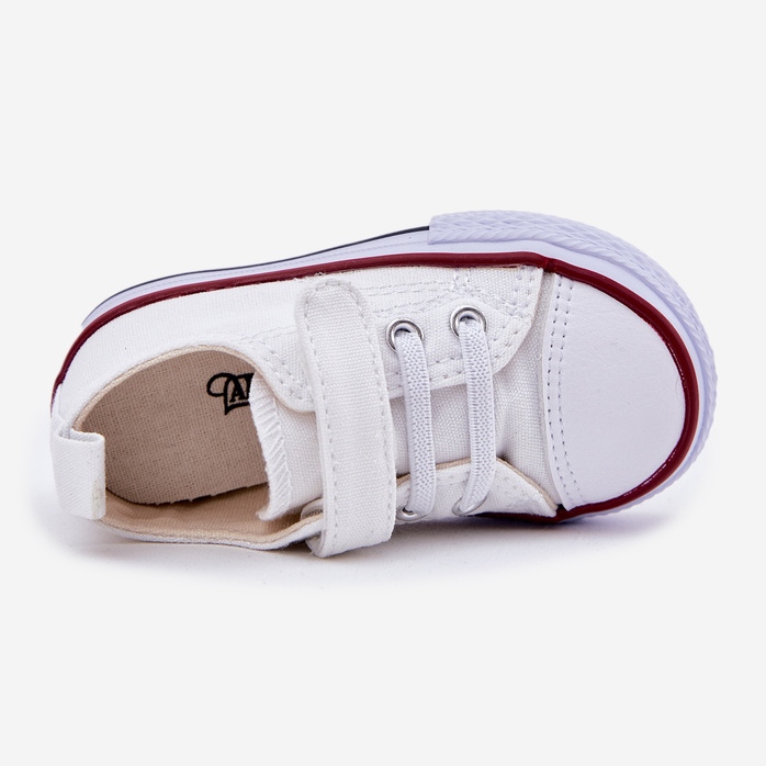 Inna Sneaker in velcro bianco bianca 2
